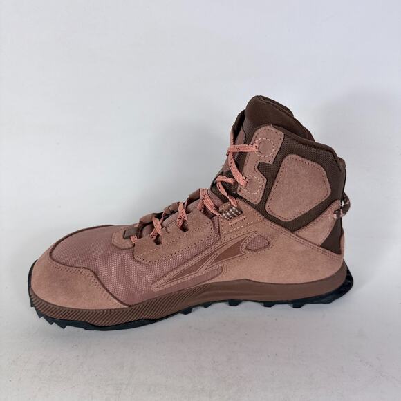 Altra Lone Peak Hiker 2 Sneakers Women's 10 Pink Mesh Suede Trail Running Shoes - Picture 6 of 10